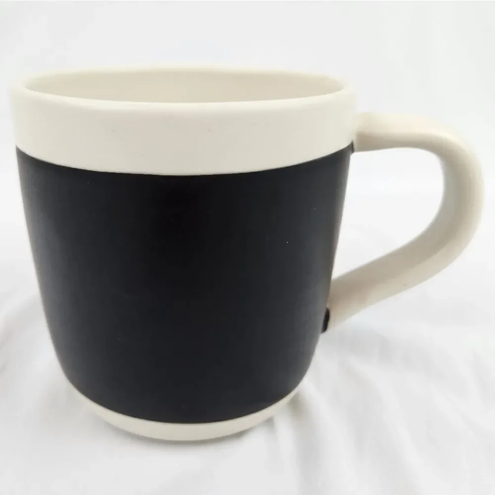 ☕️Starbucks 2009 Black & Ivory Celebration Chalkboard 18oz Mug